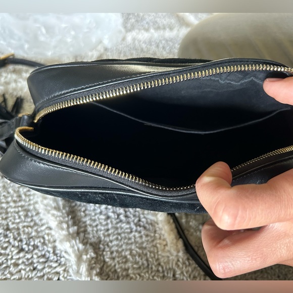 Lou YSL Suede Camera Crossbody Bag - Picture 11 of 14